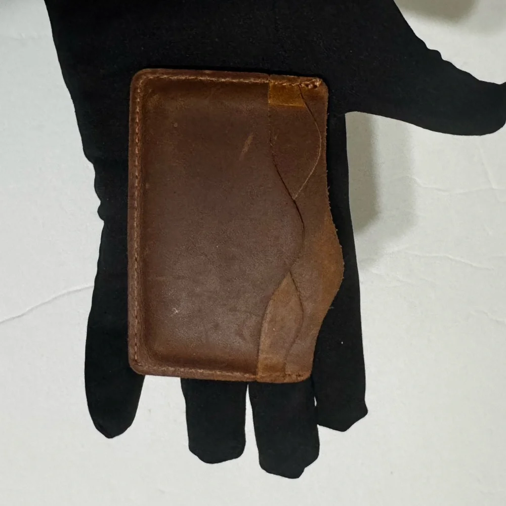 Card Holder I Set of 4 I Sophisticated I Brown & Black Leather